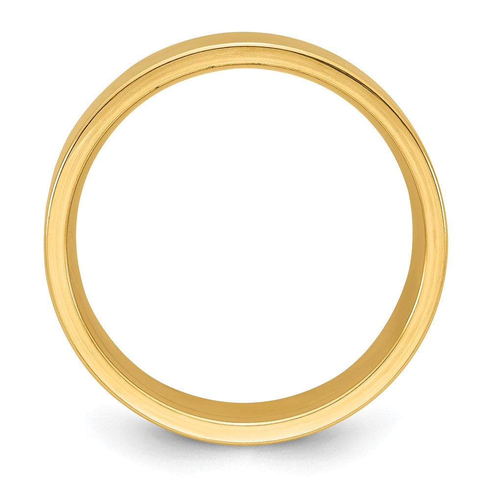 14KY 8mm Standard Flat Comfort Fit Band Size 11.5