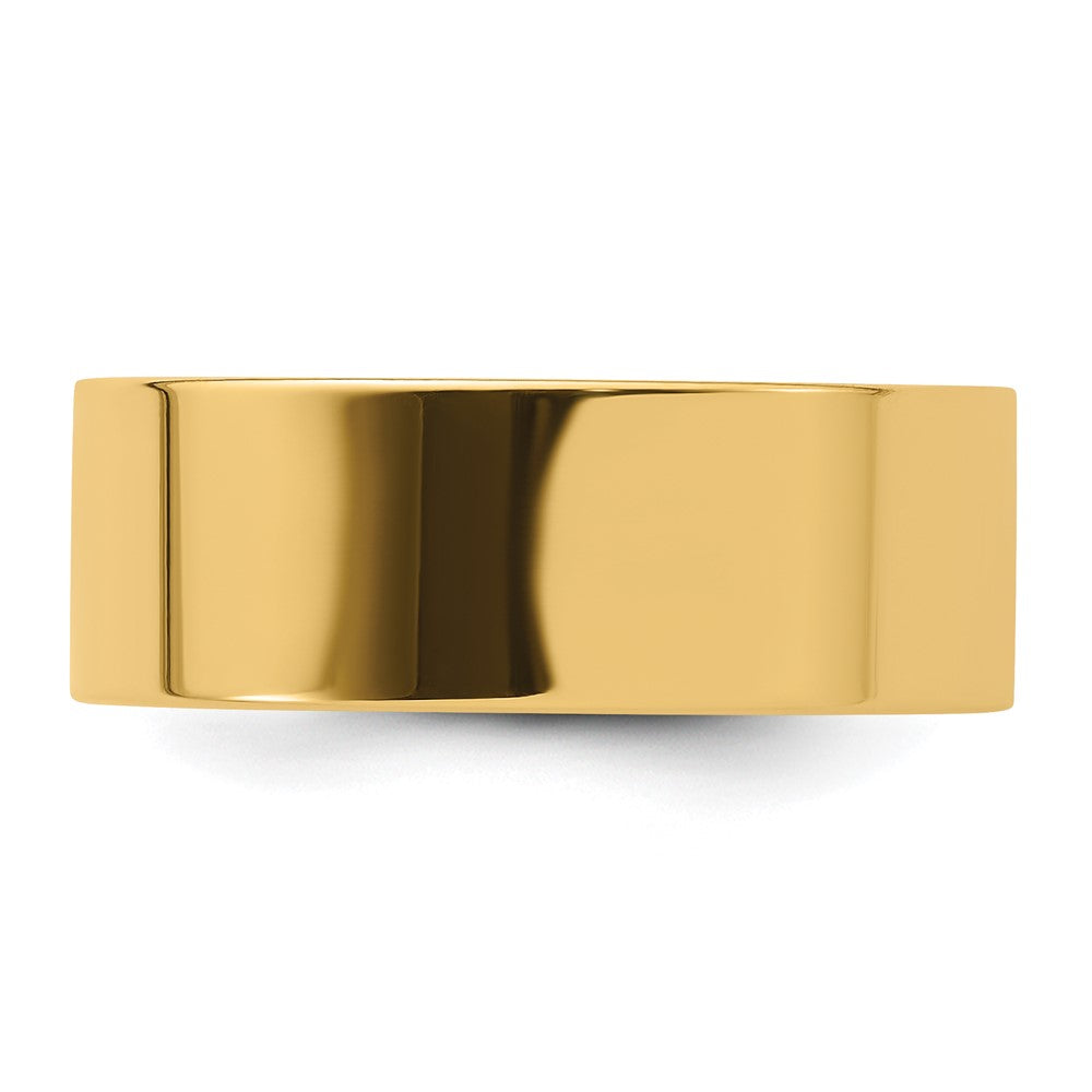 14KY 8mm Standard Flat Comfort Fit Band Size 9.5