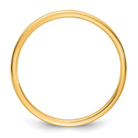 14KY 1.5mm LTW Flat Band Size 12.5