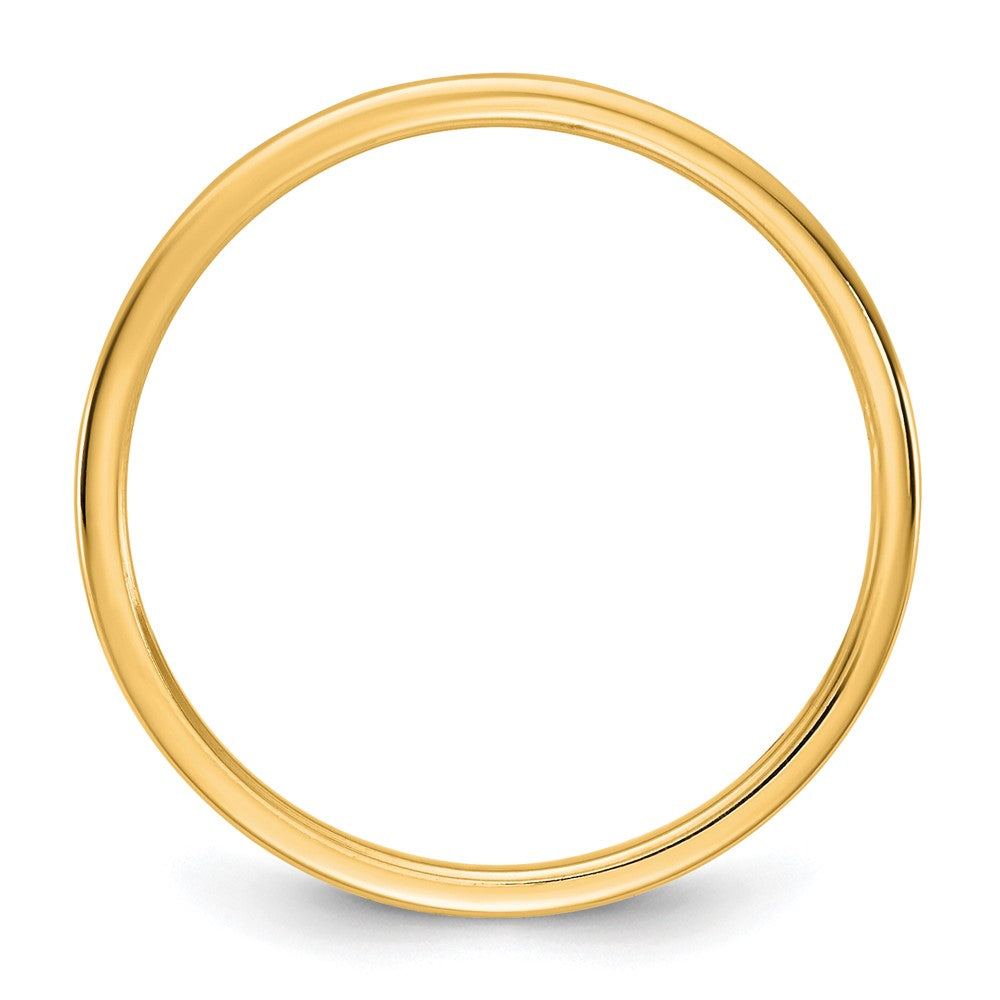 14KY 1.5mm LTW Flat Band Size 10.5