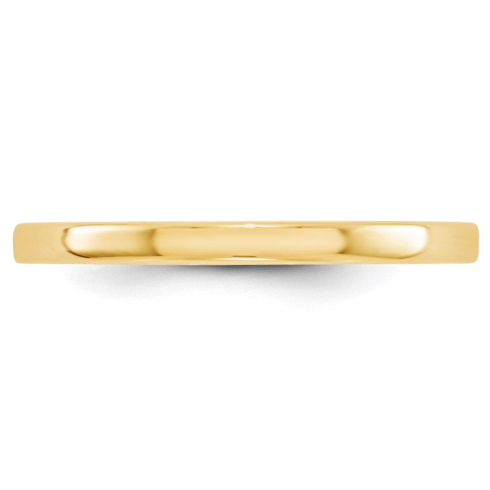 14KY 2mm LTW Flat Band Size 13