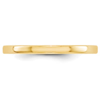 14KY 2mm LTW Flat Band Size 5