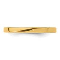 14KY 2mm LTW Flat Band Size 9