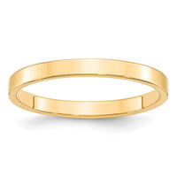 14KY 2.5mm LTW Flat Band Size 7