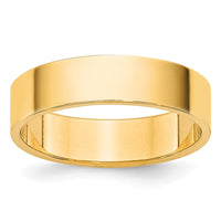 10KY 4.5mm LTW Flat Band Size 6