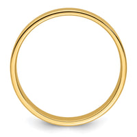 14KY 5mm LTW Flat Band Size 12.5