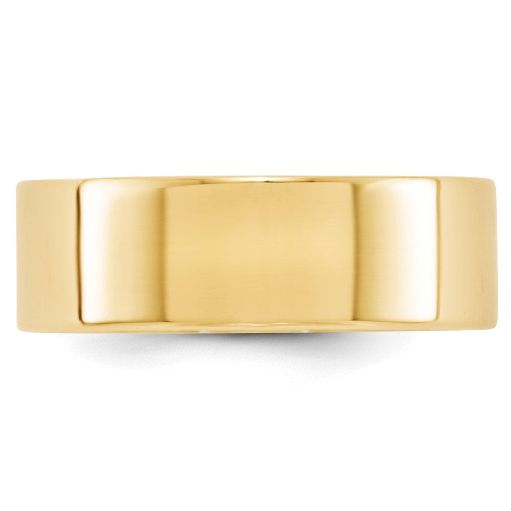 14KY 7mm LTW Flat Band Size 8