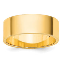 14KY 7mm LTW Flat Band Size 5