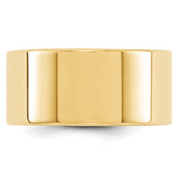 14KY 10mm LTW Flat Band Size 9.5