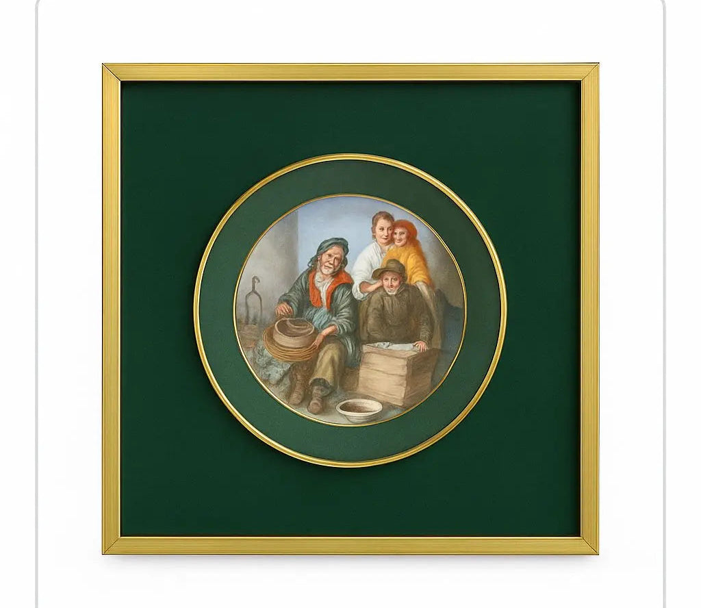 FRAMED FRUIT PAINTING Detailed still life with off-white ornate frame. Approx. 16" x 20"