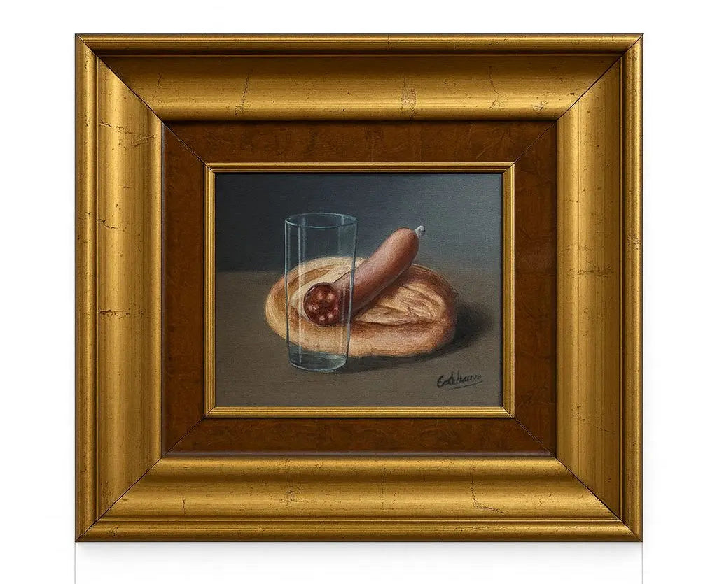 Miniature Equestrian Scene Approx. 9" x 7"