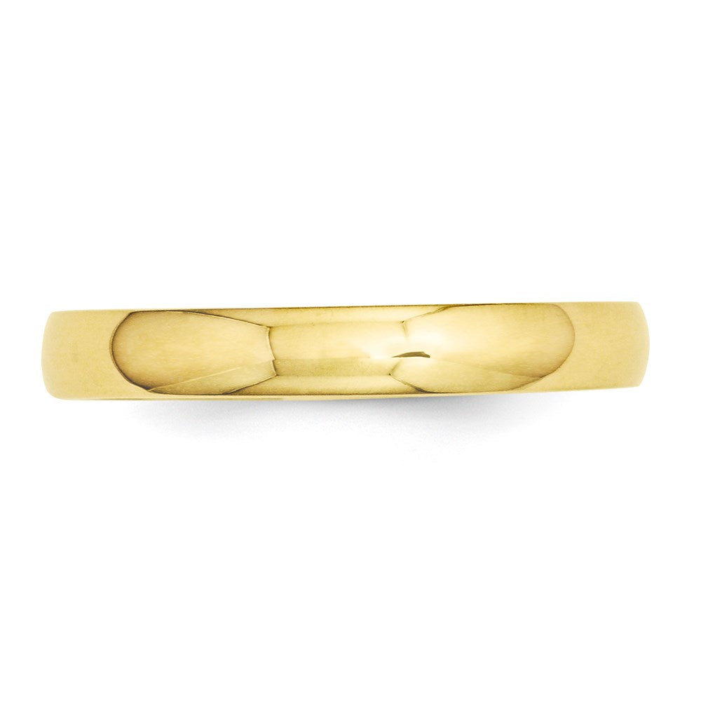 14KY 3mm Half-Round Wedding Band Size 11.5