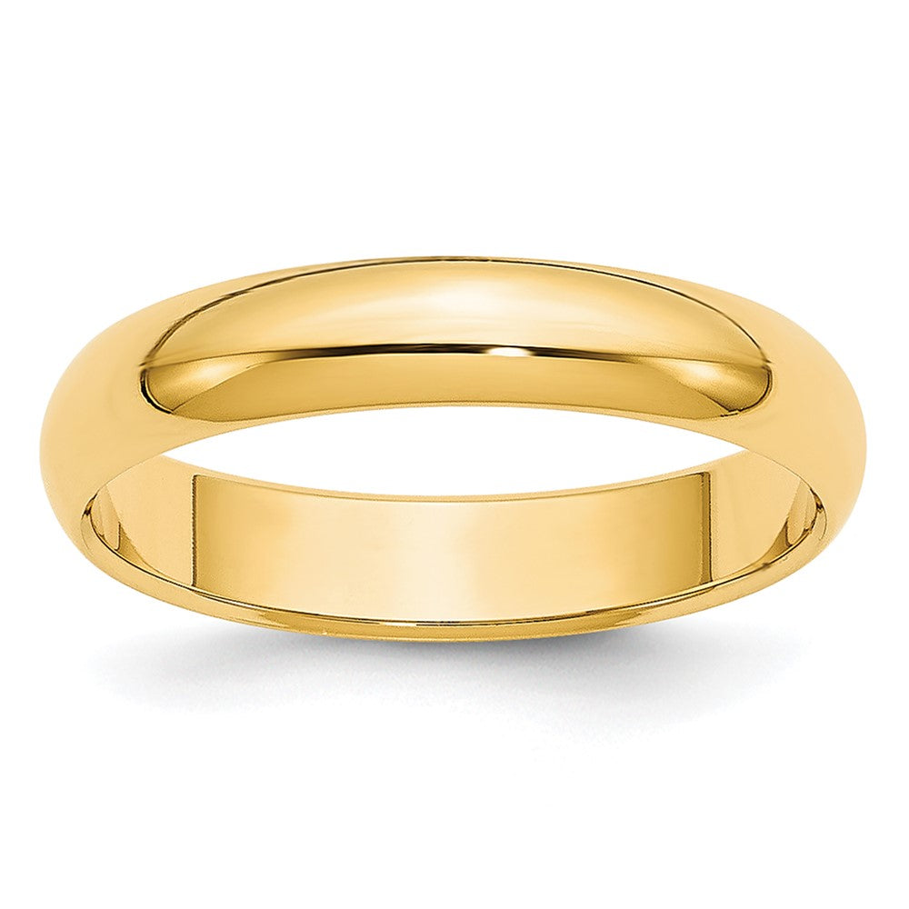 14KY 3.5mm Half Round Band Size 4.5