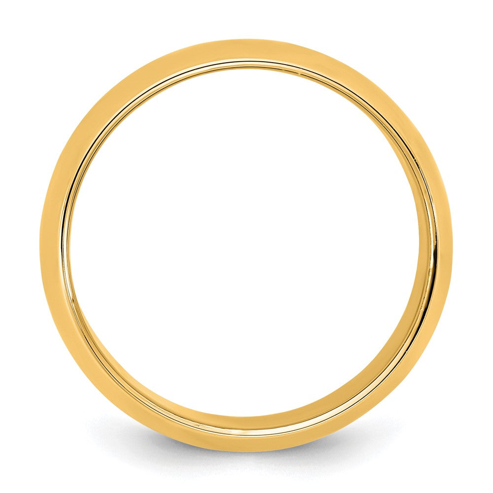 14KY 9mm Half Round Band Size 9.5