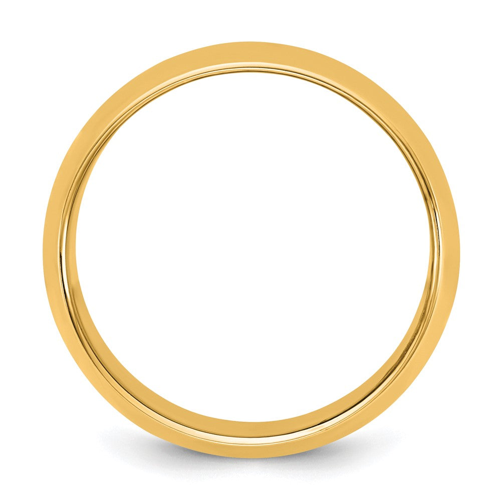 14KY 11mm Half Round Band Size 4.5