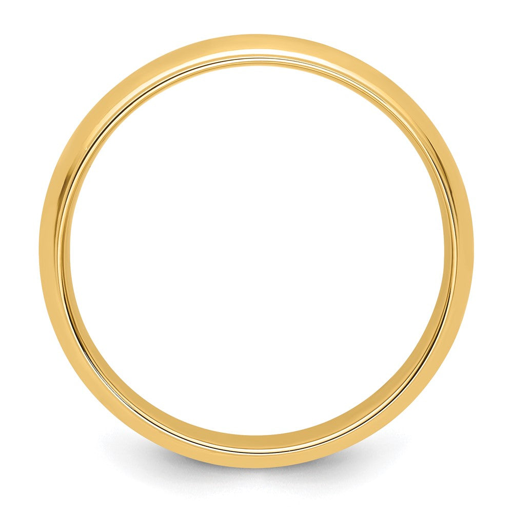 14KY 6mm Half Round with Edge Band Size 13