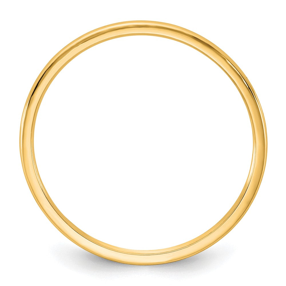 10KY 1mm LTW Half Round Band Size 8.5