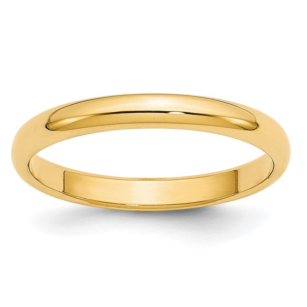 14KY 2.5mm LTW Half Round Band Size 4