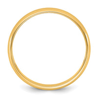 14KY 3.5mm LTW Half Round Band Size 4