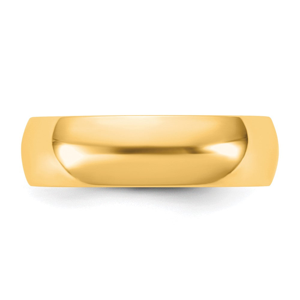 10KY 5.5mm LTW Half Round Band Size 9.5