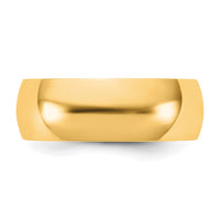 10KY 6.5mm LTW Half Round Band Size 6.5