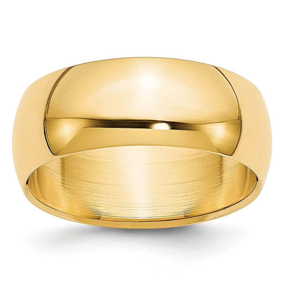 14KY 7mm LTW Half Round Band Size 10