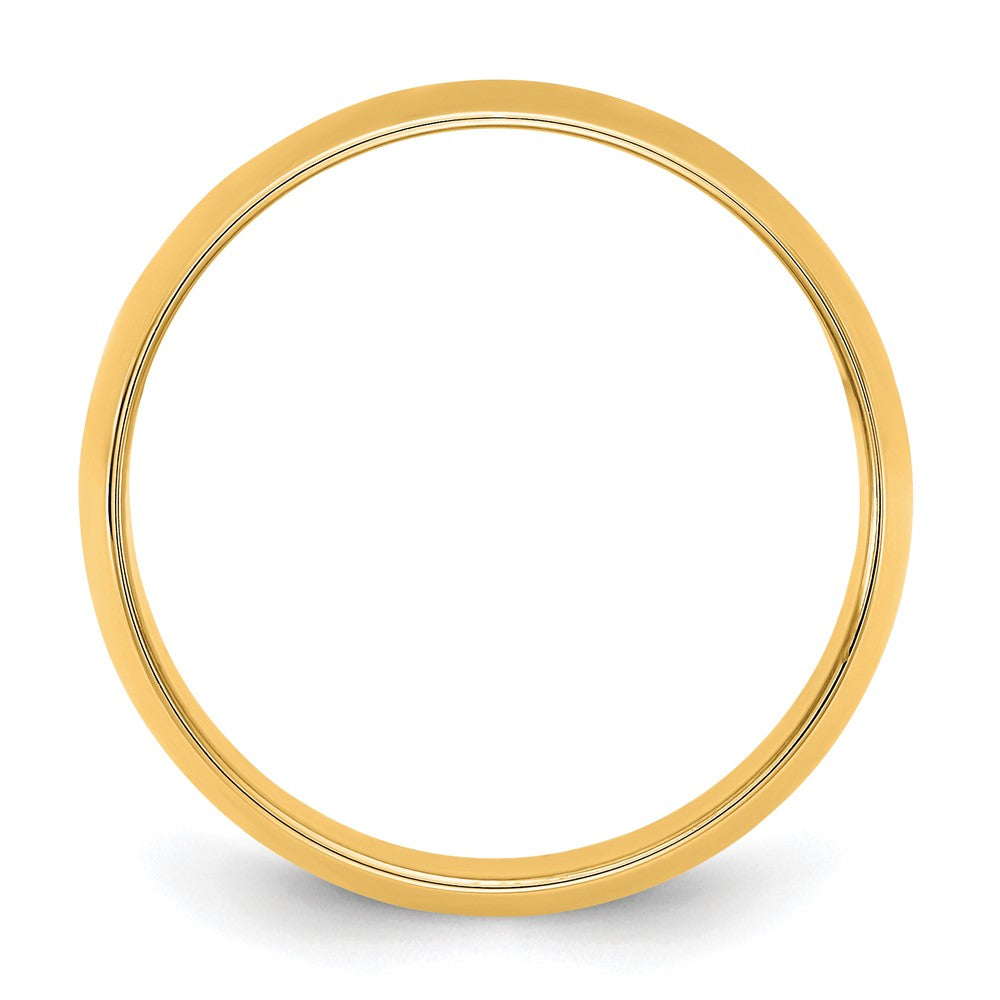 14KY 9mm LTW Half Round Band Size 12.5