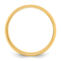 14KY 10mm LTW Half Round Band Size 10.5