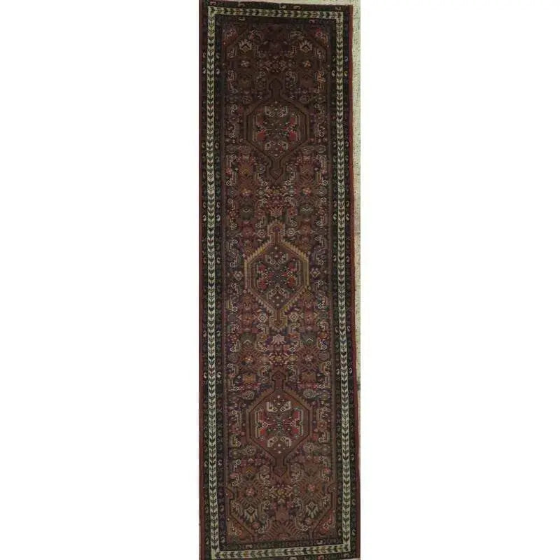 Hand-Knotted Vintage Rug 10'5" x 2'6"