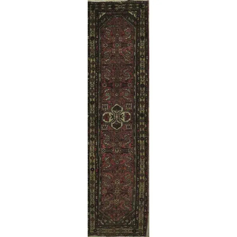 Hand-Knotted Vintage Rug 10'5" x 2'6"