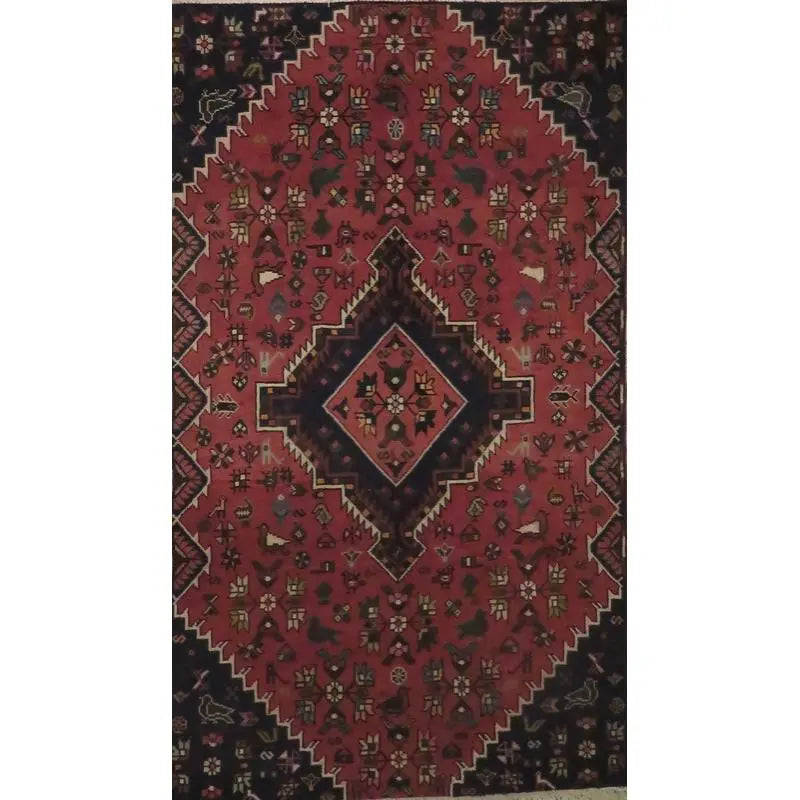 Hand-Knotted Persian Wool Rug _ Luxurious Vintage Design, 11'2" x 6'12", Artisan Crafted