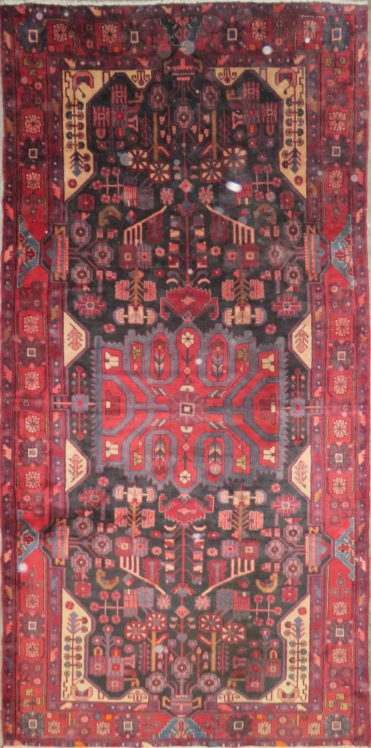 Hand-Knotted Vintage Rug 11'9" x 5'7"