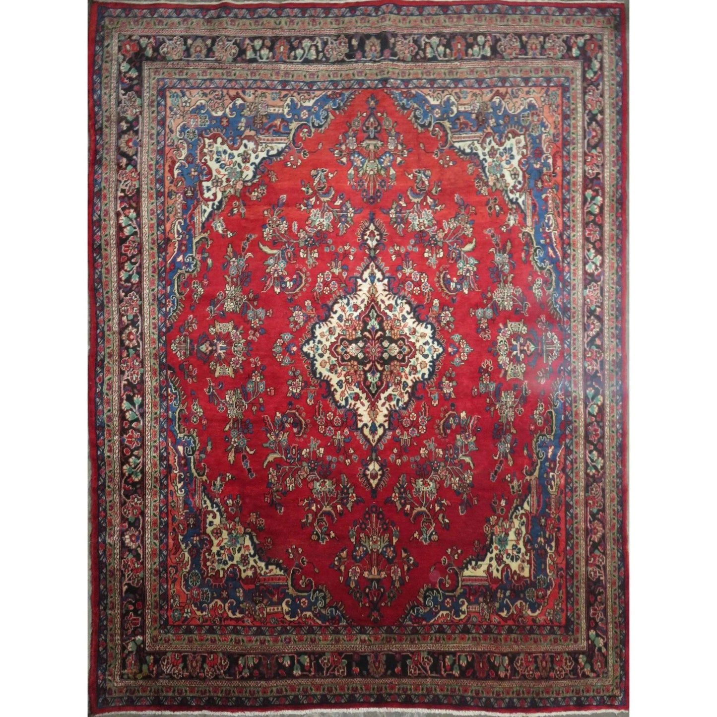 Hand-Knotted Vintage Rug 13'3" x 10'5"