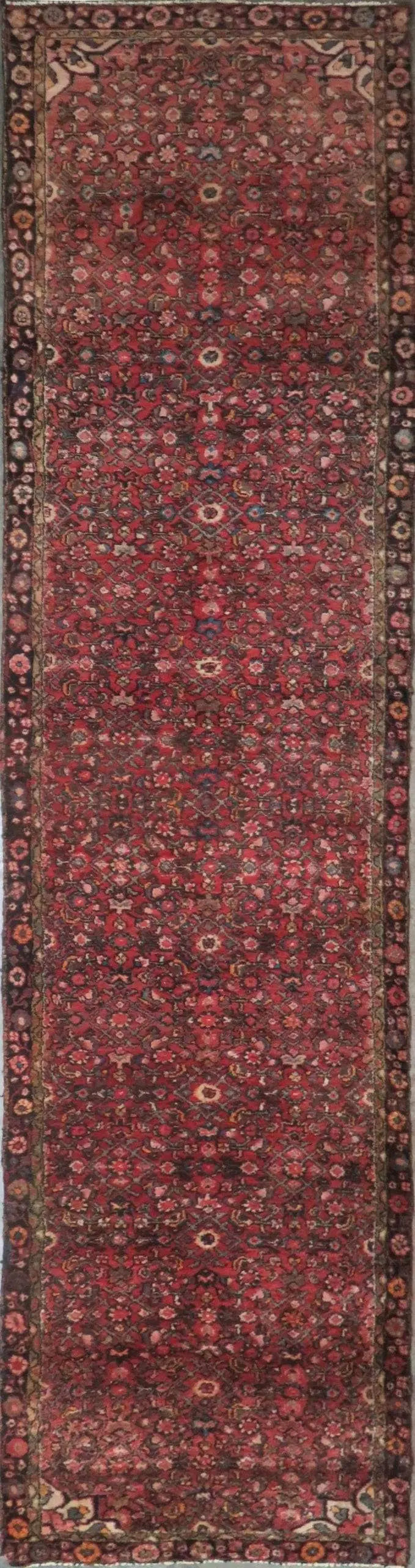 Hand-Knotted Persian Wool Rug _ Luxurious Vintage Design, 4'9" x 3'3", Artisan Crafted