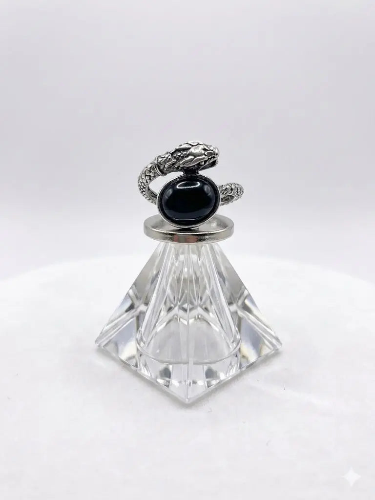 Handmade Natural Stone Gemstone Rings With Copper & Silver, Stone Size 8*10mm, Vin-New-Rin51