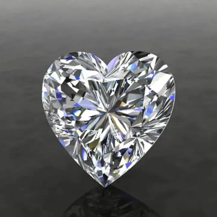 Heart Shaped Dimond Moissanite With GRA Certificate ABC Jewelries