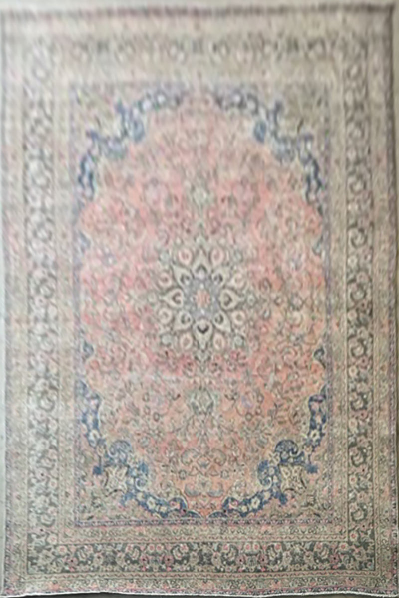 One Of The Kind Hand Knotted Persian Rug 12'7" x 9'0" R15424