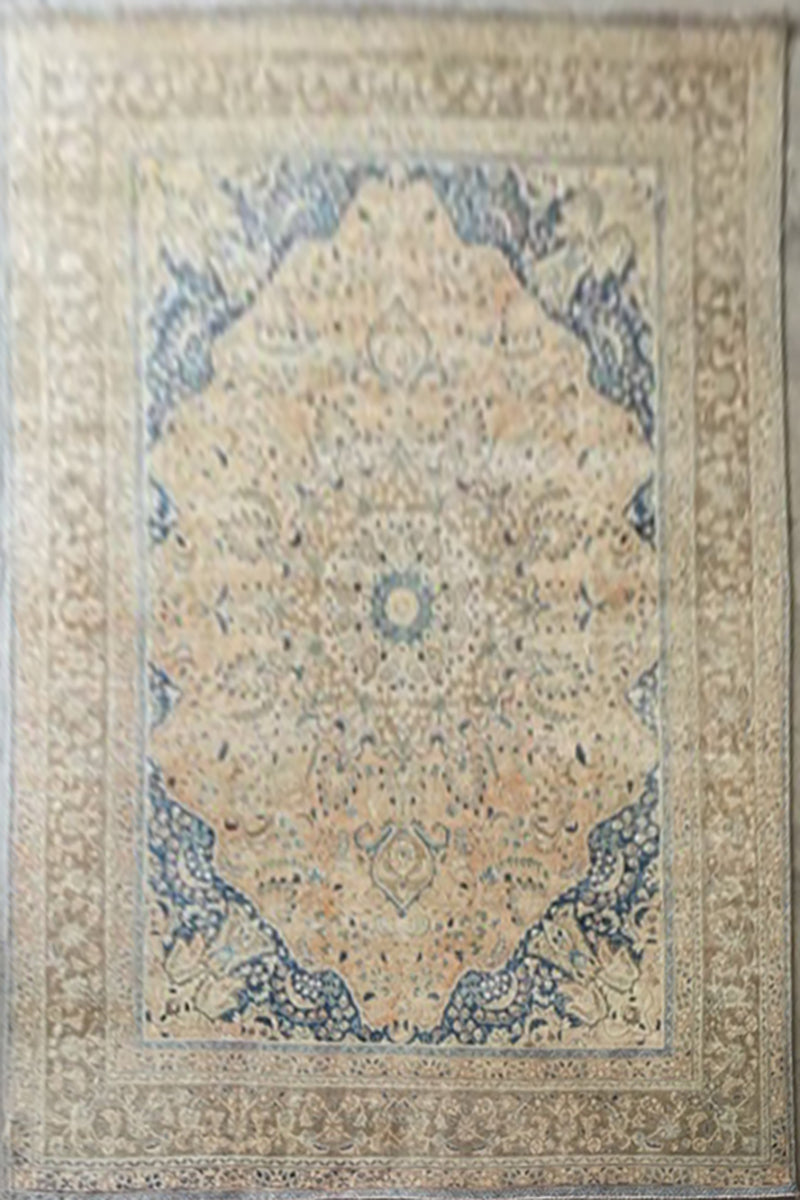 One Of The Kind Hand Knotted Persian Rug 12'5" x 9'2" R15432