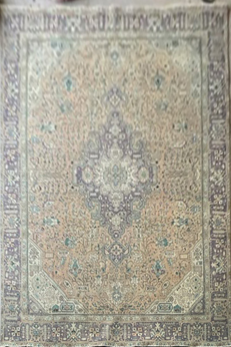 One Of The Kind Hand Knotted Persian Rug 12'6" x 9'3" R15413