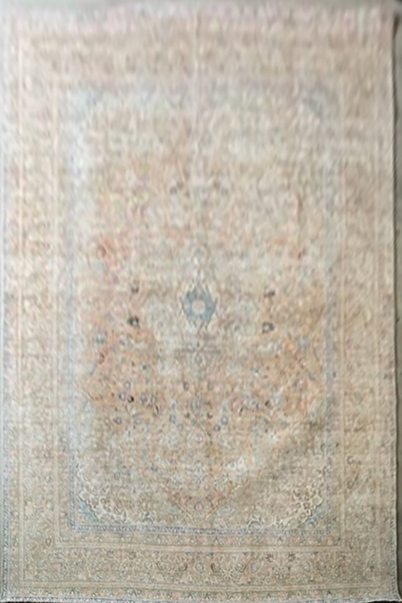 One Of The Kind Hand Knotted Persian Rug 12'6" x 9'7" R15420