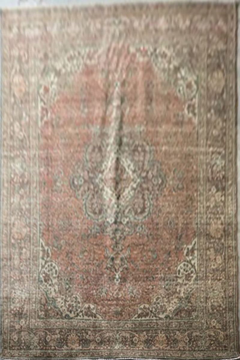 One Of The Kind Hand Knotted Persian Rug 12'9" x 9'10" R15490