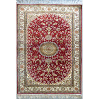 Hand Made Turkish Silk design rugs size 5' x 3' Abc-Silk-TK005