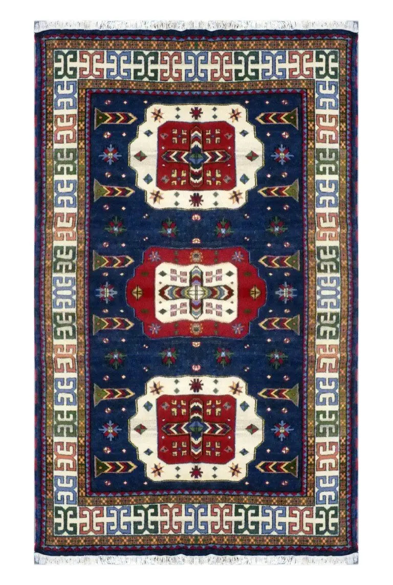 Indian Hand-Knotted Rug  10' X 6'8"