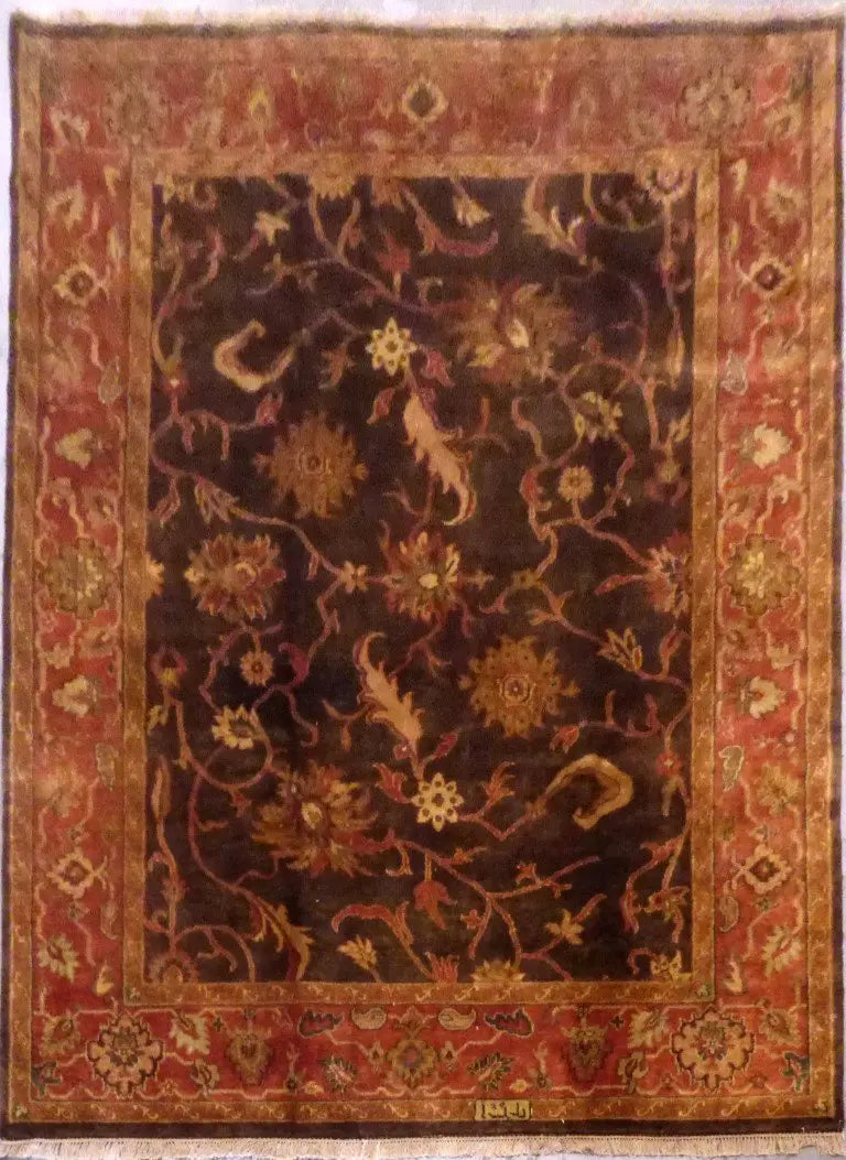 Indian Hand-Knotted Rug 11'11" X 8'10''