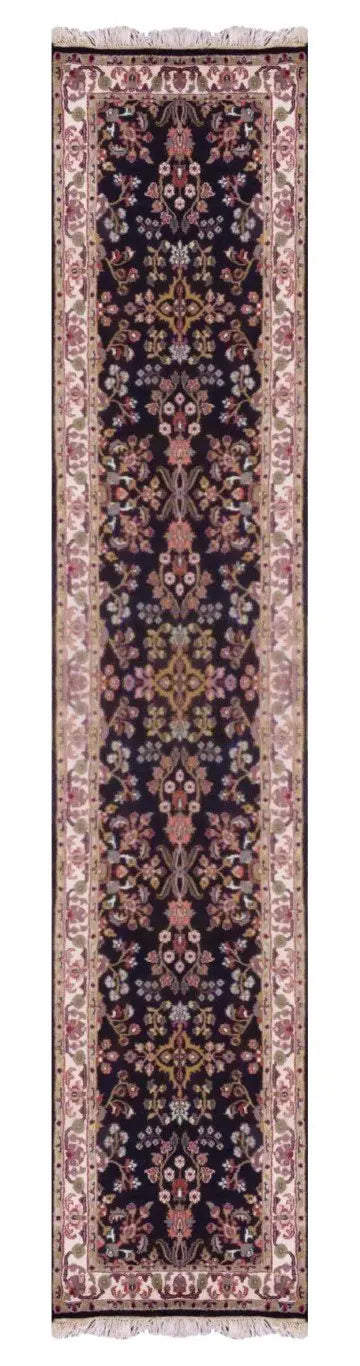 Indian Hand-Knotted Rug 12' X 2'9"