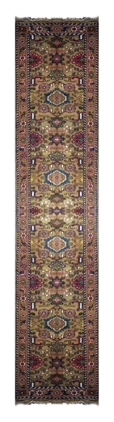 Indian Hand-Knotted Rug 15'8" X 2'7"