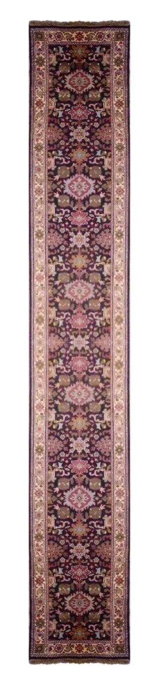 Indian Hand-Knotted Rug 19'9" X 2'6"