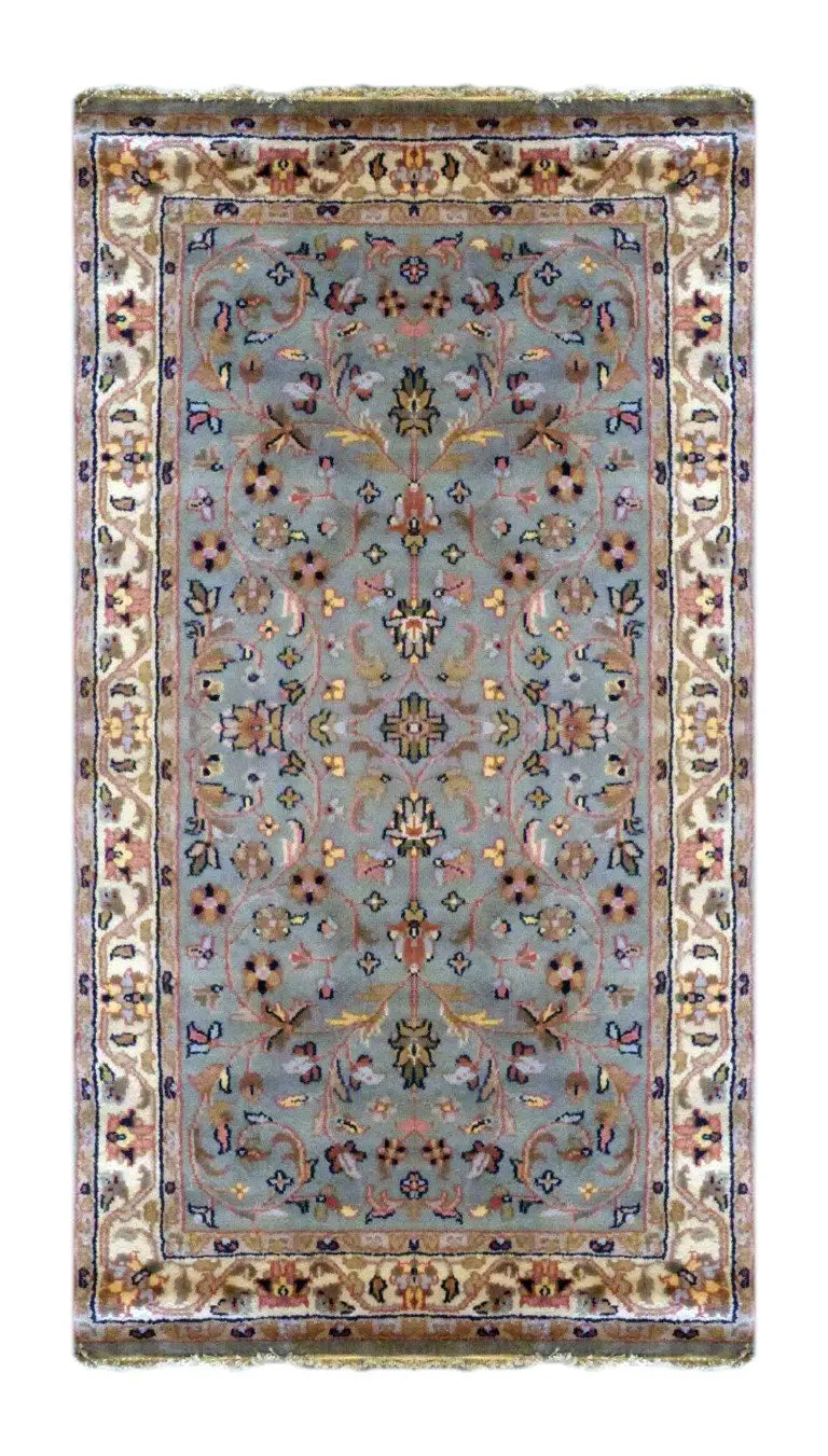 Indian Hand-Knotted Rug 4'11" X 2'11"