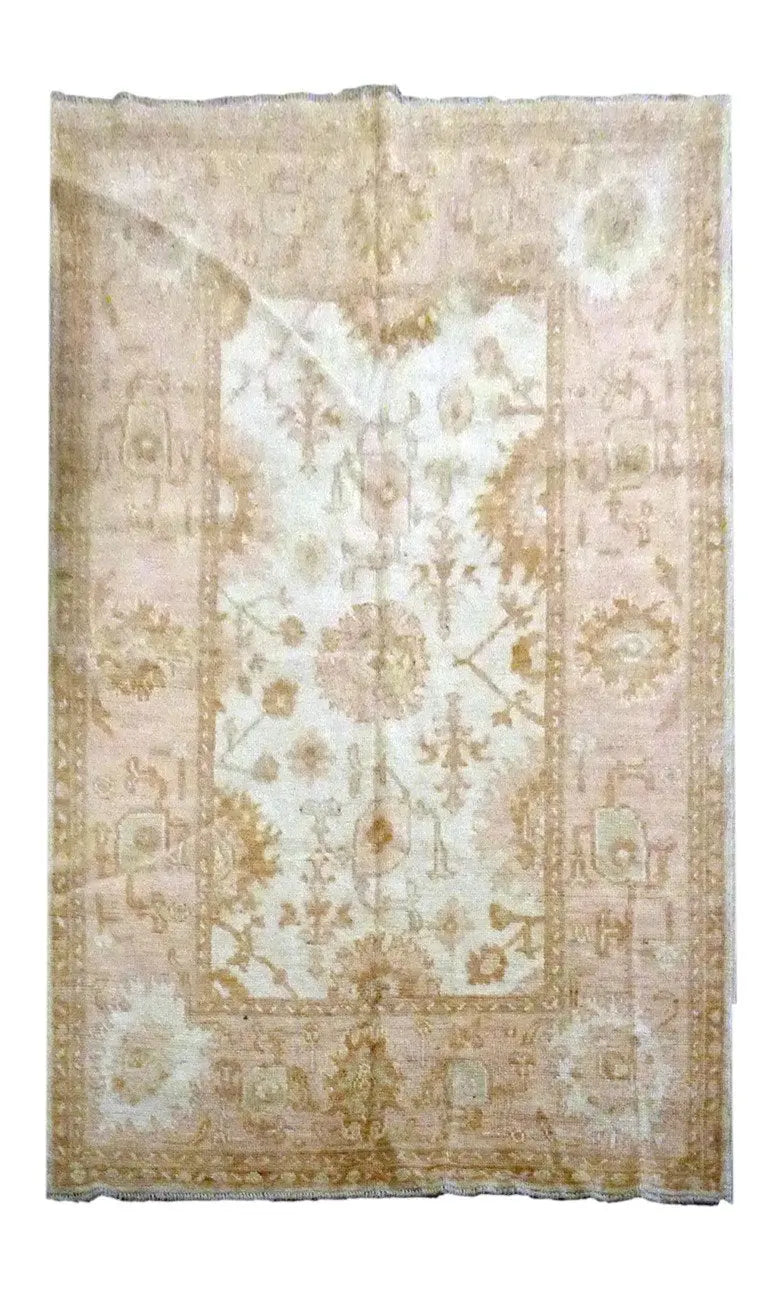 Indian Hand-Knotted Rug 6'9" X 5'3"