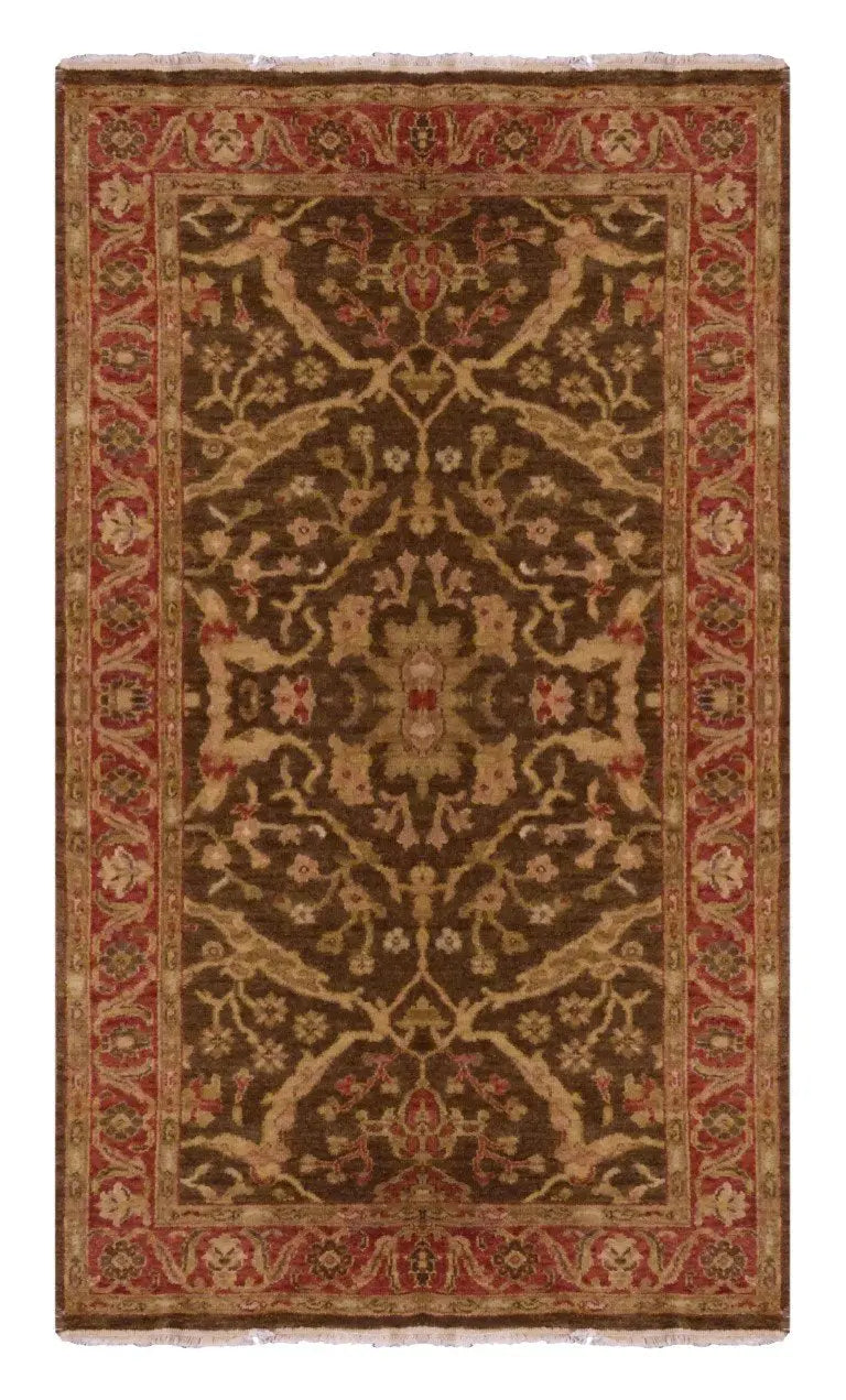 Indian Hand-Knotted Rug 8' X 4'10"